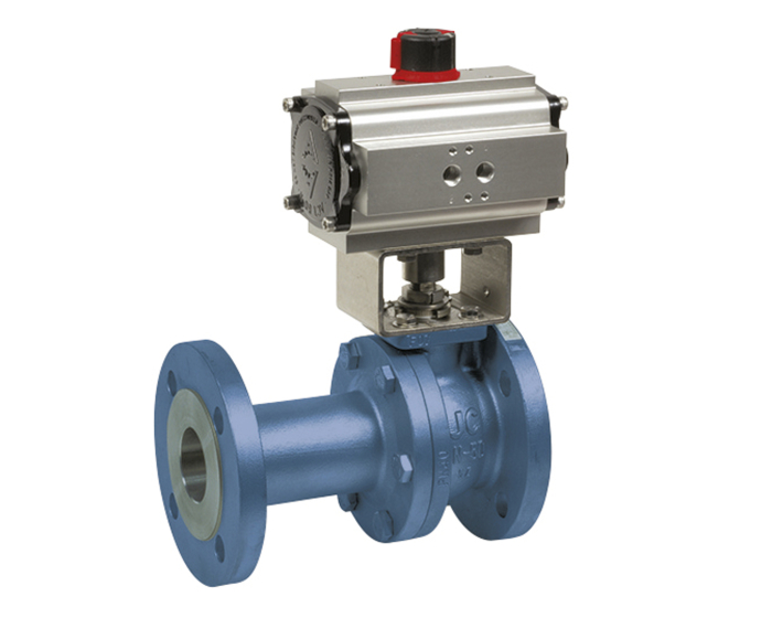 Carbon steel ball valve 316 AICG PN16 DN65 + ADA130